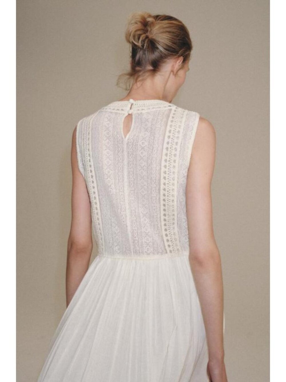 ZARA ZW COLLECTION EMBROIDERED MIDI DRESS - Picture 5 of 10